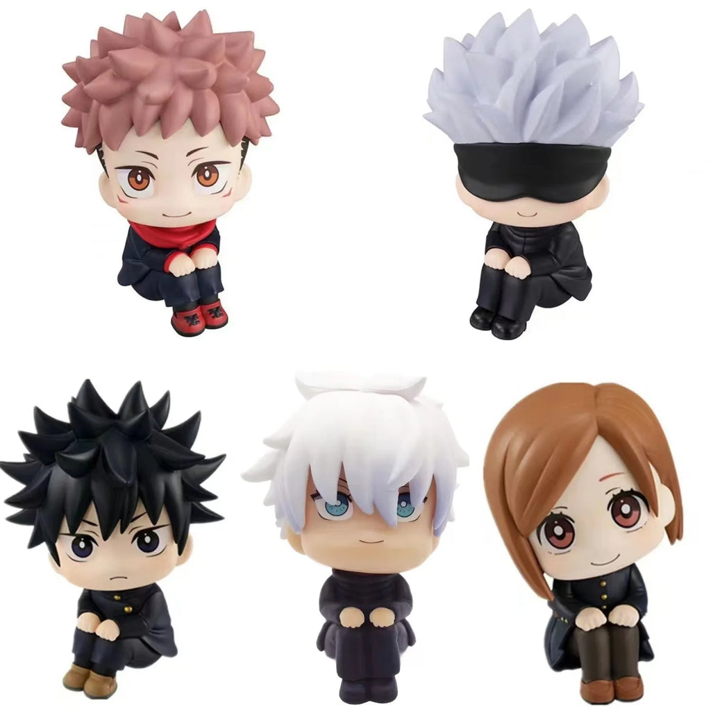 10cm Jujutsu Kaisen Anime Figure Look Up Q Version Satoru Gojo/Geto Suguru Action Figure Fushiguro Toji/Okkotsu Yuta Figurine