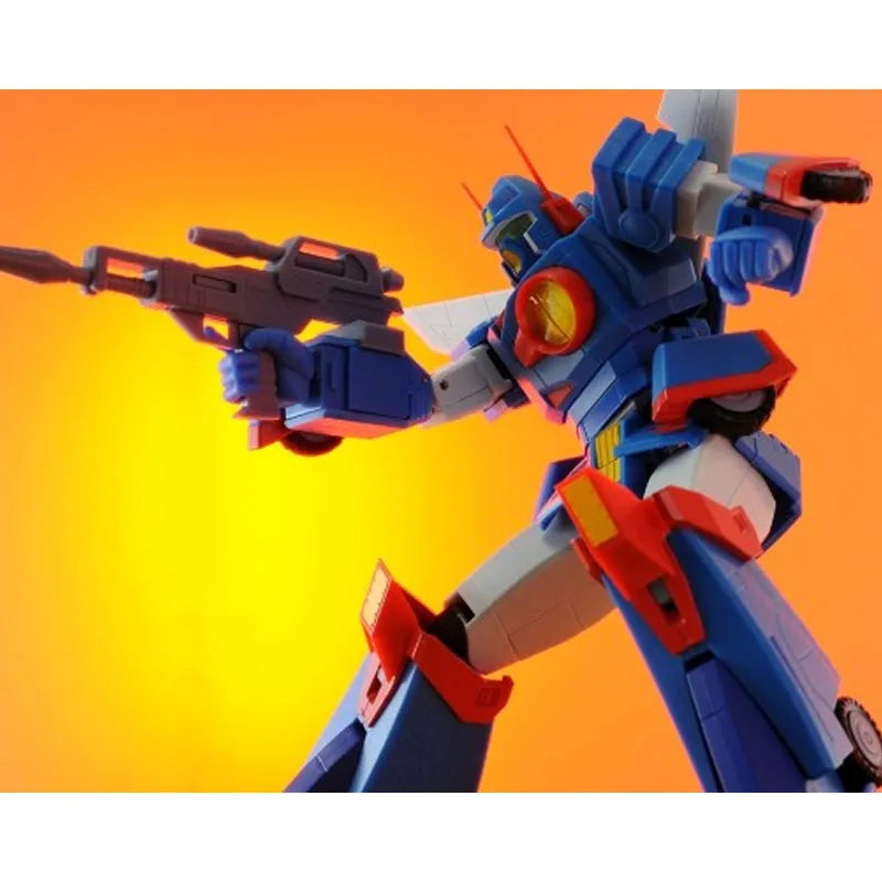 Bandai Original HI-METAL R Combat Mecha Zabungur Anime Action Figures Toys for Boys Christmas Gift Collectible Model Ornaments