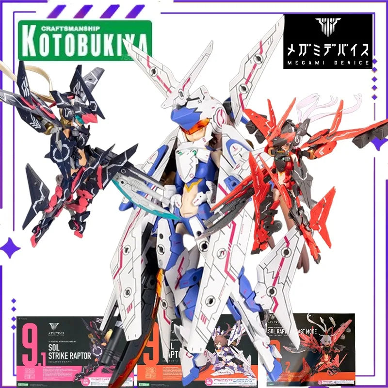 Brand New Stock Genuine Kotobukiya Original Goddess Device OL Raptor Beast Mode Movable Character Model Toy Collectible Gift