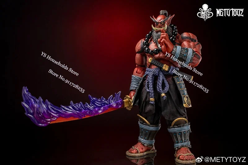 Mety Toyz Original WF Limited Version 1/12 Red Orc Movable Action Figure Perfect Static Weapon Model Decor 6" Full Set Soldier