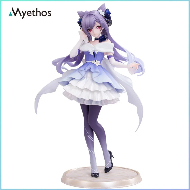 MYETHOS Gift+ Genshin Impact Keqing Prunkvolles Fest Ver. 1/8 Figur aus PVC, ABS, bemaltes Sammlermodell, Spielzeug, Cartoon, niedlich