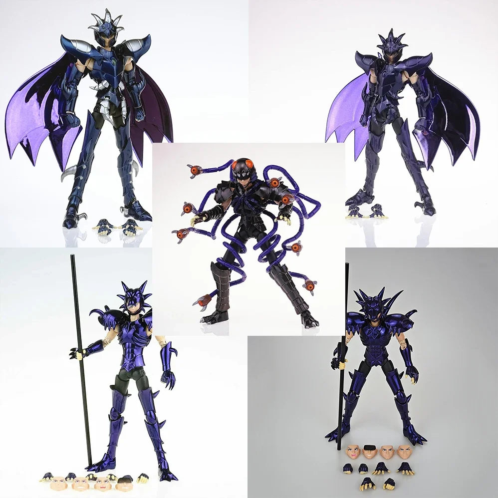RH Saint Seiya Myth Cloth EXM/EX Lycaon Phlegyas Basilisk Sylphide Worm Raimi Hades Specters Knights of the Zodiac Action Figure