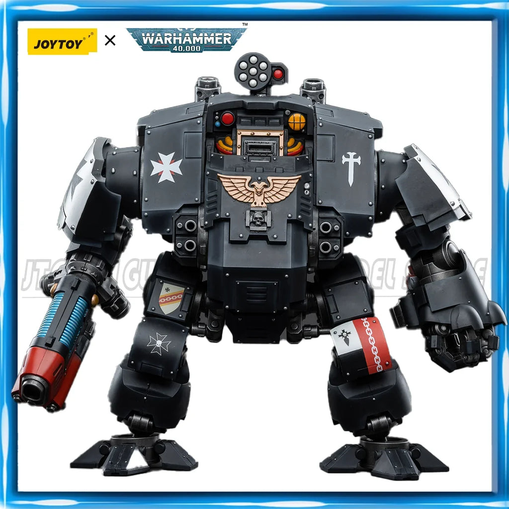 JOYTOY Warhammer 40K 1/18 Action Figure Black Templars Redemptor Dreadnought Mech Anime figures Toys