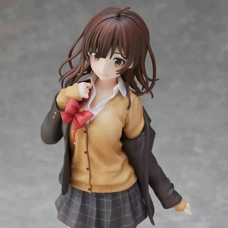 Ogiwara Sayu Anime Figure Shaving. Then I Picked Up A High School Kawaii Girl Doll Toys Chassis Decor Model Ornament Otaku Gifts