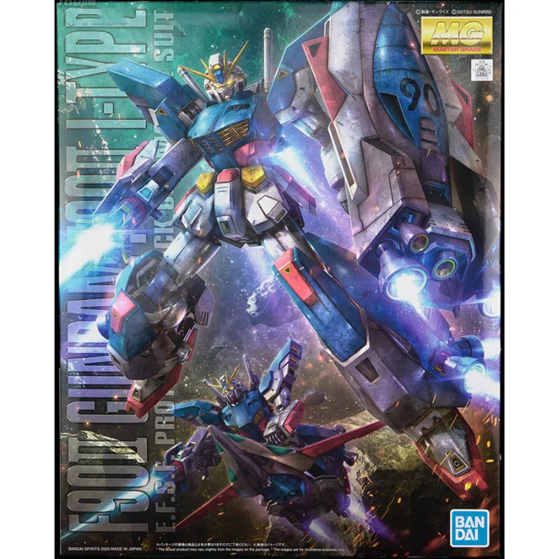 Bandai Original MG  Gundam F90II Intercept Type  F90ⅡI 1/100 Anime Action Figure Assembly Model Toys Gifts For Children GUNDAM