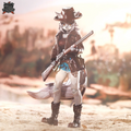 Lado Toys Leah Anime Wolf Girl Repairer Furry Girls Action Figure 1/12 Handmade Custom Cowgirl Cloth Set for Liya