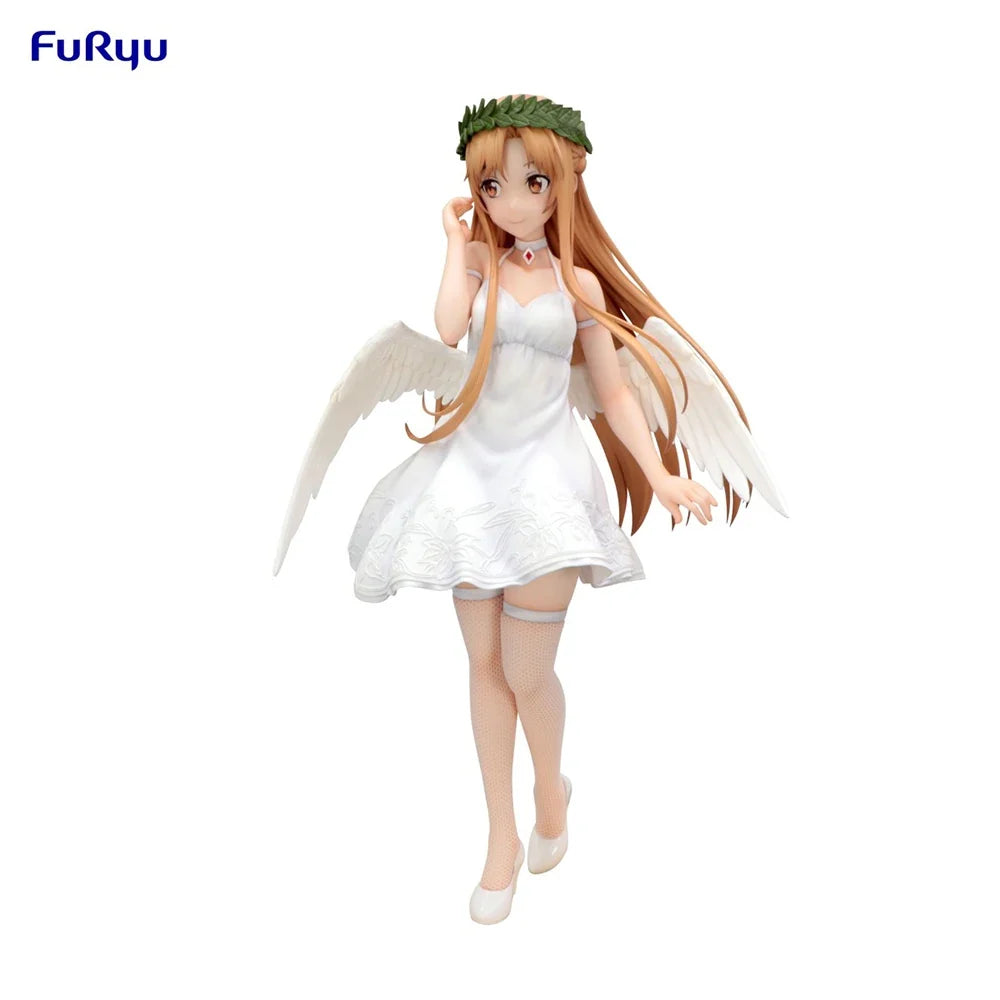 100% Original FuRyu Bicute Pure Sword Art Online Asuna Anime Figure Action Figure Model Decoration Garage Kit Collection Kawaii