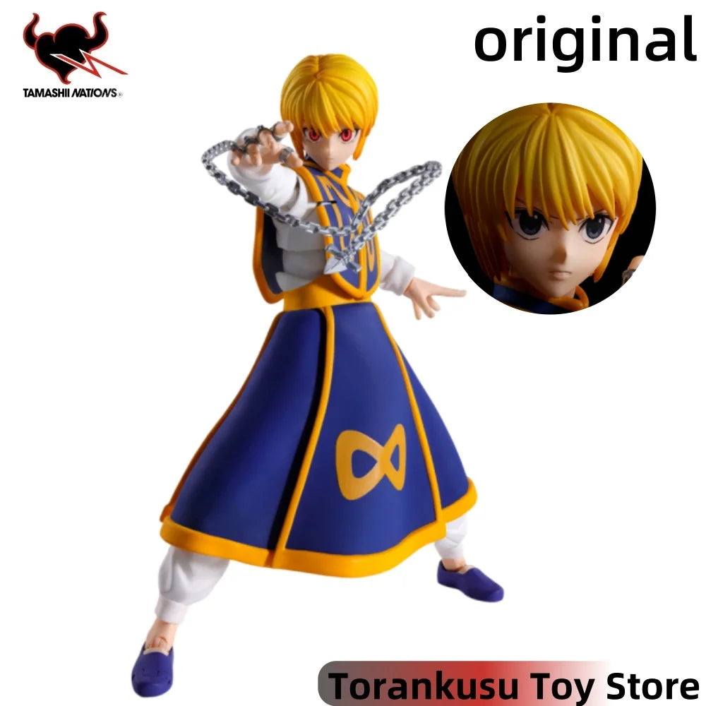 BANDAI HUNTER×HUNTER Anime Kurapika S.H.Figuarts Action Figures Model Figurine Original Figuarts Decoration Toys