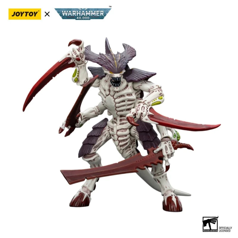 JOYTOY Warhammer 40000/40k Tyraniden Schwarmflotte Leviathan Tyranidenkrieger mit Knochenschwertern Actionfigur Puppenmodell Dekoration