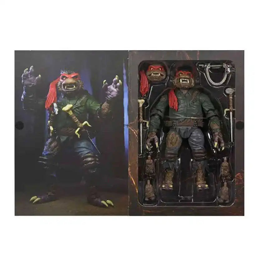 NECA Universal Monsters x Teenage Mutant Ninja Turtles Ultimate Raphael as the Wolf Man 7” Scale Action Figure