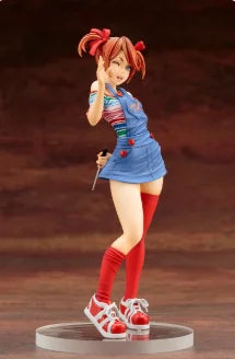 '-In Stock Original KOTOBUKIYA Horror Beautiful Girl Ghost Bride Chucky 20cm Animation Cartoon Doll 1/7 Model Ornament