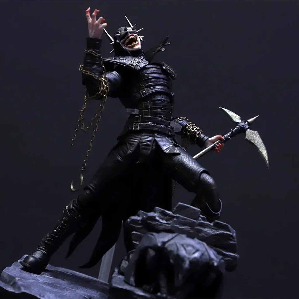 Original LPZZ UPFinegures Dark Nights Metal The Batman Who Laughs Laughing Bat  In Stock Anime Action Collection Figures Model