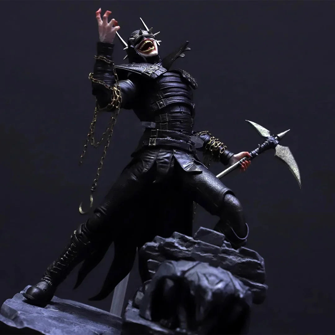 Original LPZZ UPFinegures Dark Nights Metal The Batman Who Laughs Laughing Bat  In Stock Anime Action Collection Figures Model