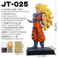 JT Studio 2% 1/4 Goku 54cm Dragon Ball Anime Figures Super DBZ Dragonball Saiyan 3 SSJ3 Action Figure Statue Collectible Toy