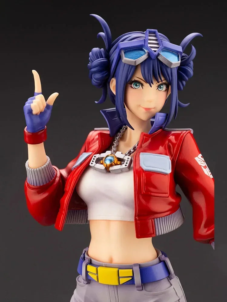 Kotobukiya Original Model Kit Trans formers Bishoujo Optimus Prime Immovable statue Anime Figure Model Toy Gifts for Boys 1/7