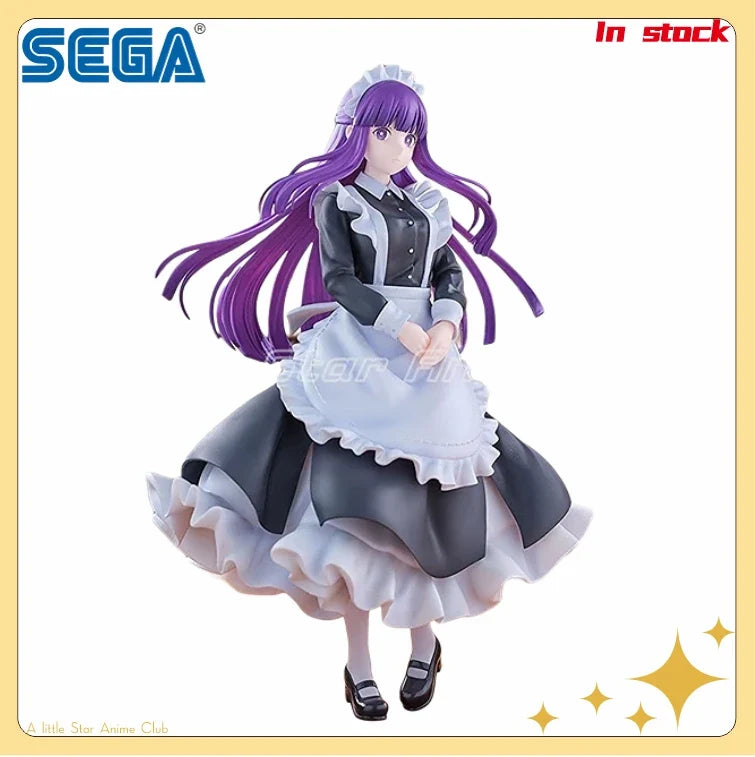 In Stock Original SEGA Luminasta Frieren:Beyond Journey's End Fern Maid Outfit Animation Figures Model Collection Ornaments Toy