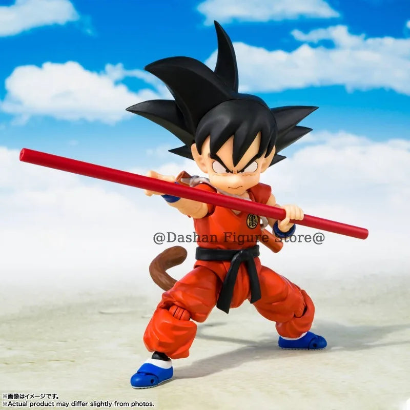 SHF Son Goku Innocent Challenger Action Figure Dragon Ball Anime Movable Collection Doll Goku Kid Figurine PVC Model Toys Gifts