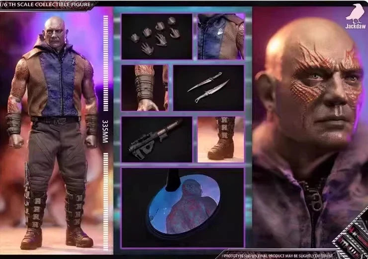 Neue Jd013 1/6 Skala Muskel Idiot Galaxie Zerstörer Arthur 12-Zoll Komplettset Actionfigur Sammlerstück Weihnachtsgeschenk