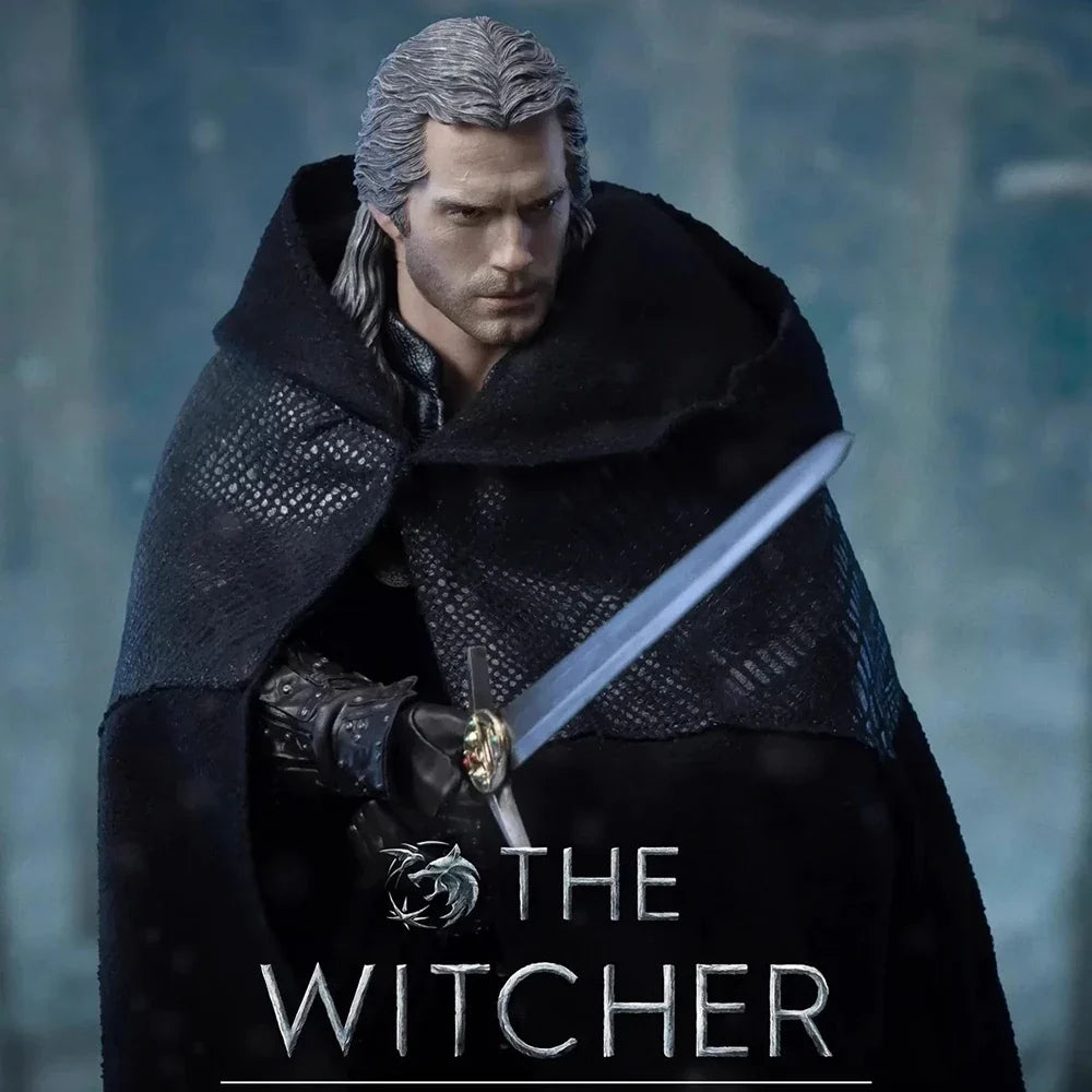 Threezero 3Z05320W0 1/6 Scale Male Witcher Demon Hunter Wolf Geralt 12'' Full Set Collectible Action Figure Model For Fans Gifts