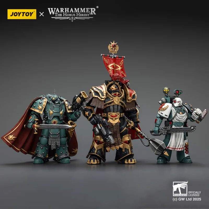 JOYTOY Warhammer Sons of Horus Cataphractii Praetor / Champion / Apothecary 1/18 Action Figure Doll Game Figurine Model Toy Gift