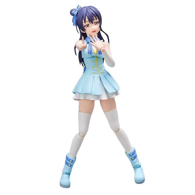 Bandai Genuine SHF Sonoda Umi LoveLive Anime Action Figure Collectible Joint Mobility Model Toys Ornament Gift Children Kid Girl