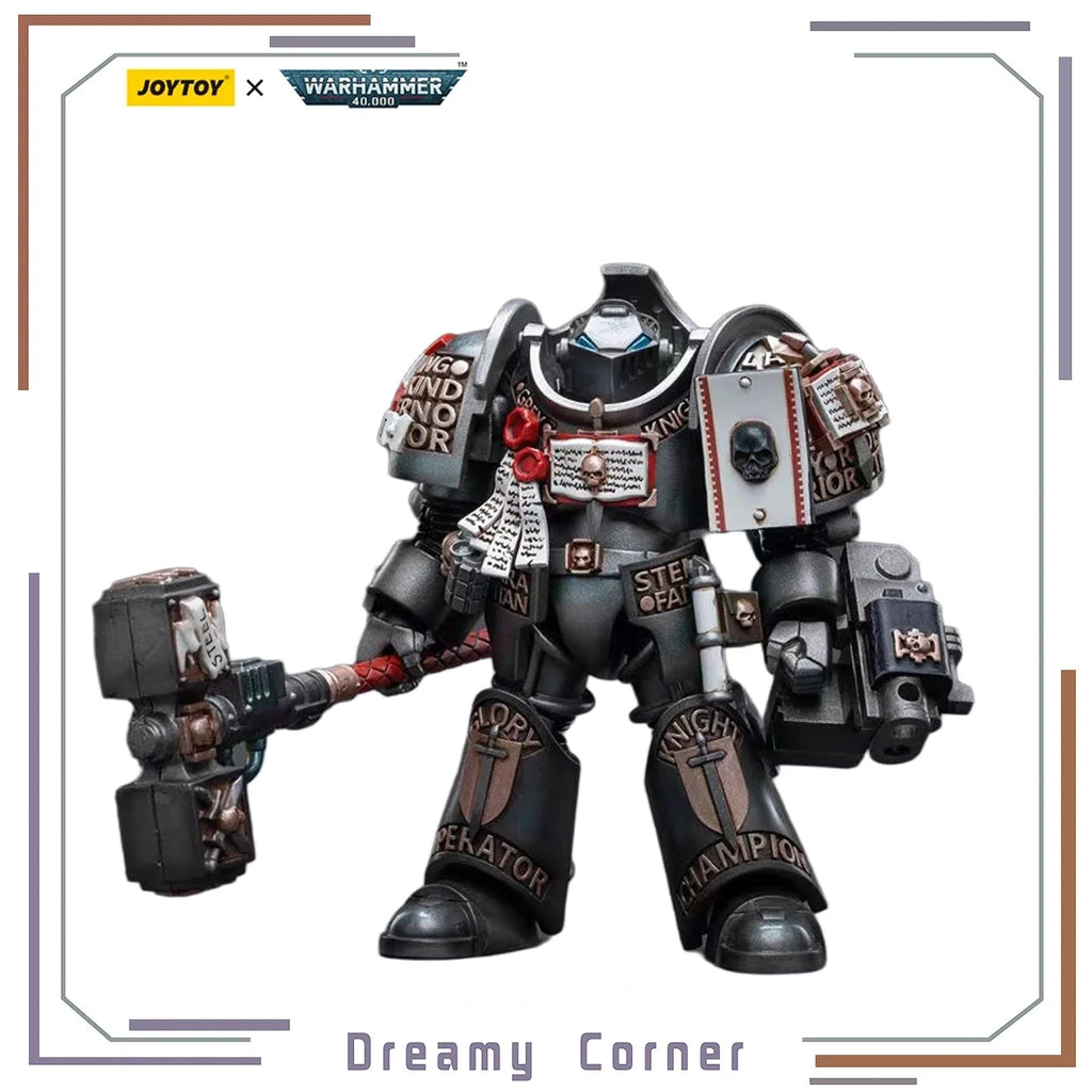 【In Stock 】JOYTOY Warhammer 40K Grey Knights Terminator Caddon Vibova 1/18 Action Figures Models Toys Collection