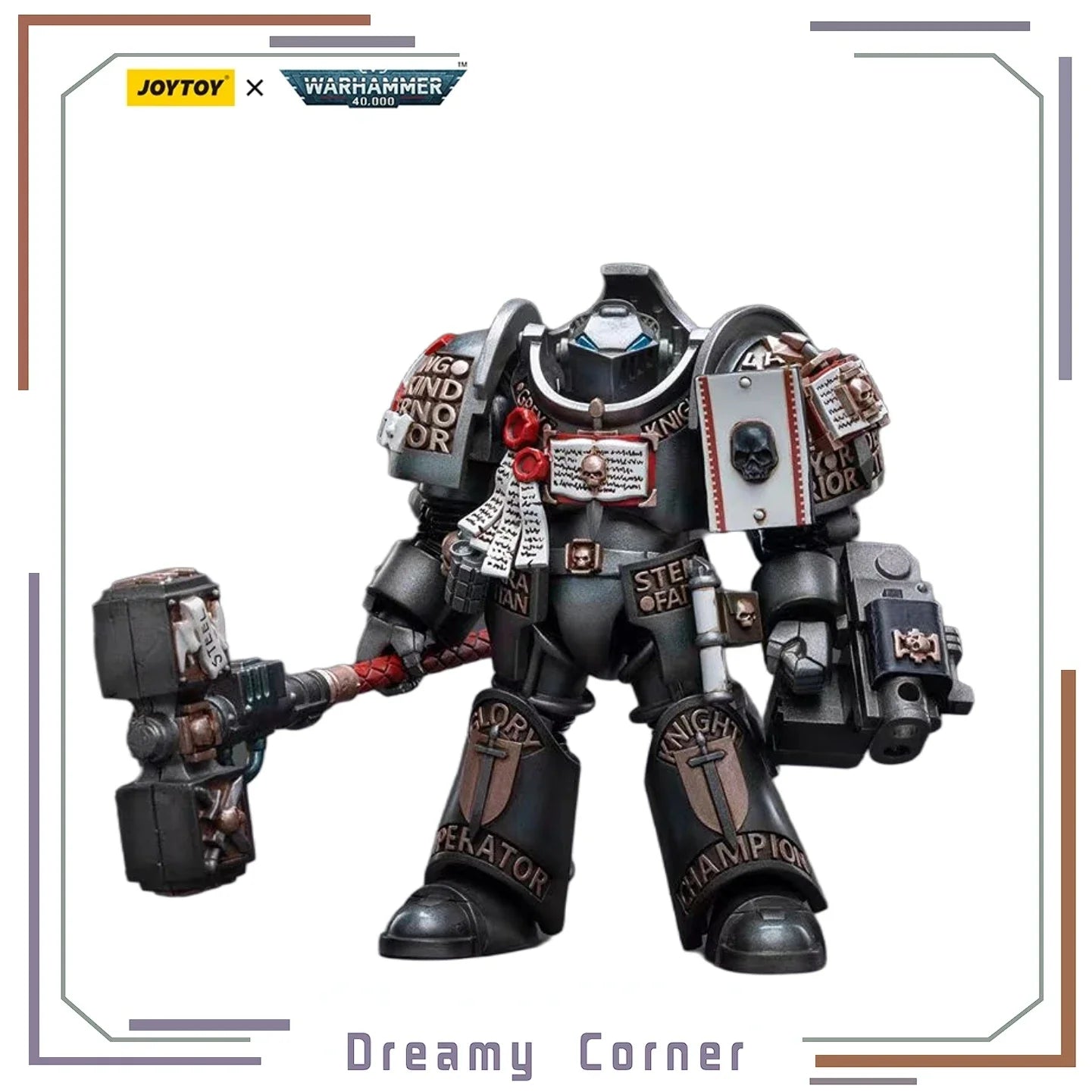 【In Stock 】JOYTOY Warhammer 40K Grey Knights Terminator Caddon Vibova 1/18 Action Figures Models Toys Collection