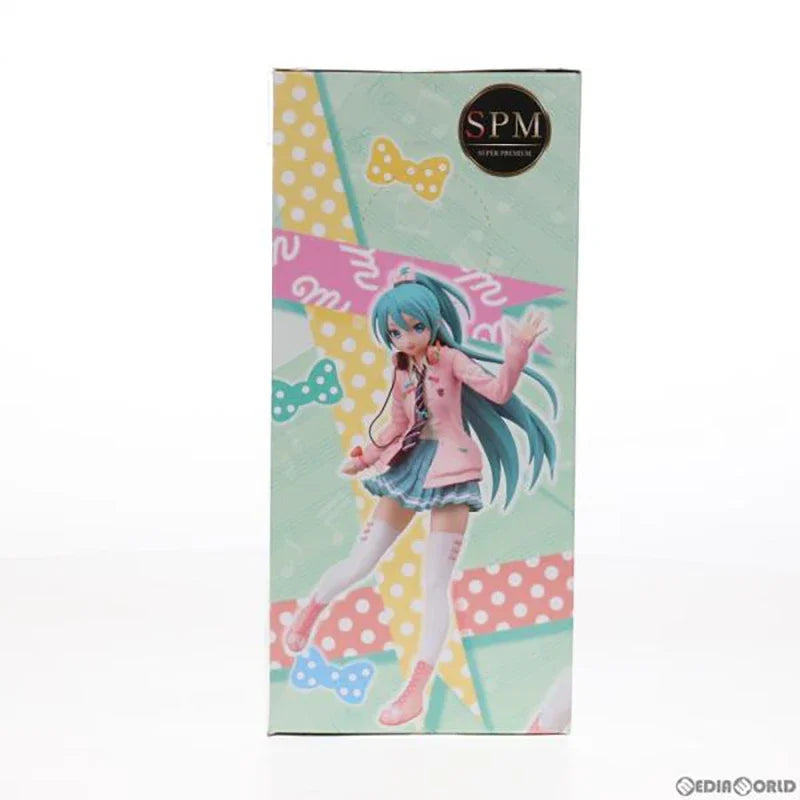 SEGA SPM Miku+Hatsune Project DIVA Arcade Future Tone Ribbon Girl PVC 23CM Anime Action Figures Model Toy in Stock