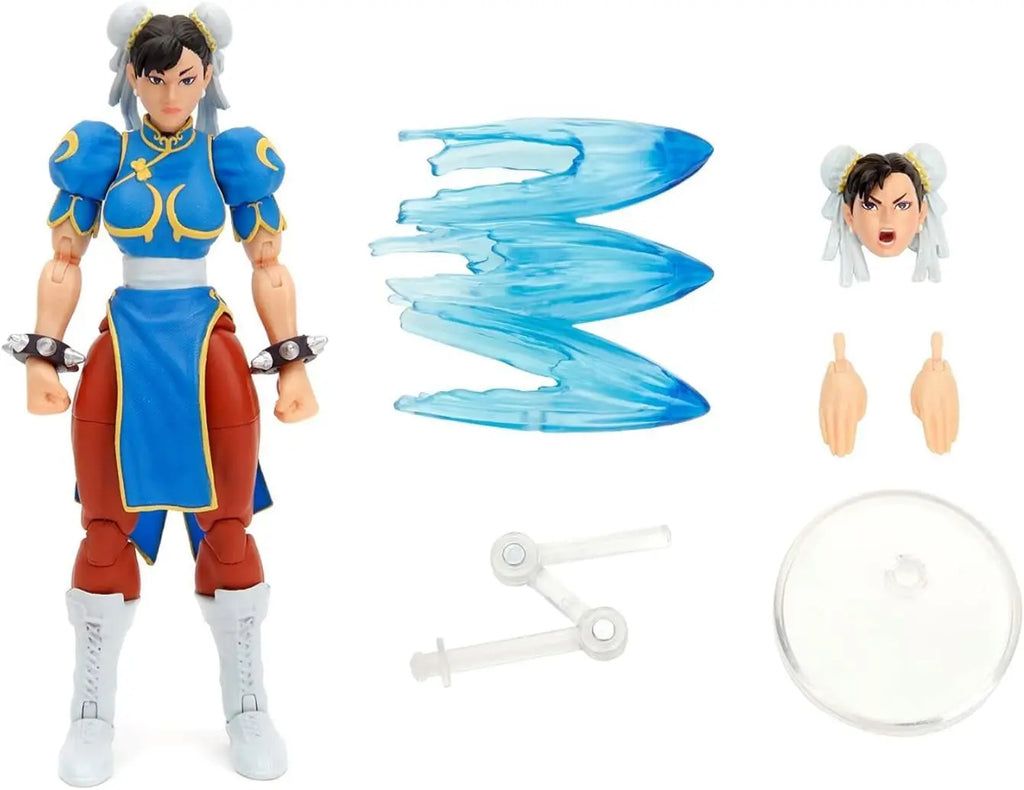 Jada toys Street Fighter II 6" Chun Li Action Figure Street Fighter 2: The Final Challengers Action Figure Model Doll