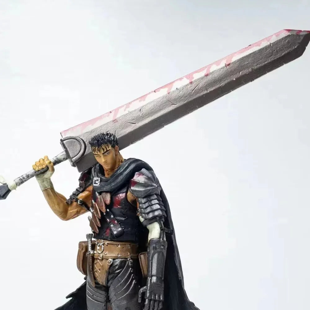 21cm Berserk Guts Anime Figure Berserk Guts L Action Figure Berserk Black Swordsman Figurine Adult Collectible Model Toys Gift