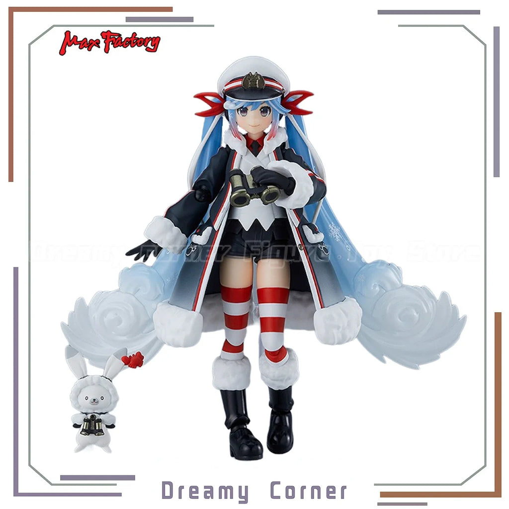 【In Stock】Original Max Factory GSC Figma EX-066 VOCALOID Hatsune Miku Snow 2022 Grand Voyage Ver Action Figure Toys Model