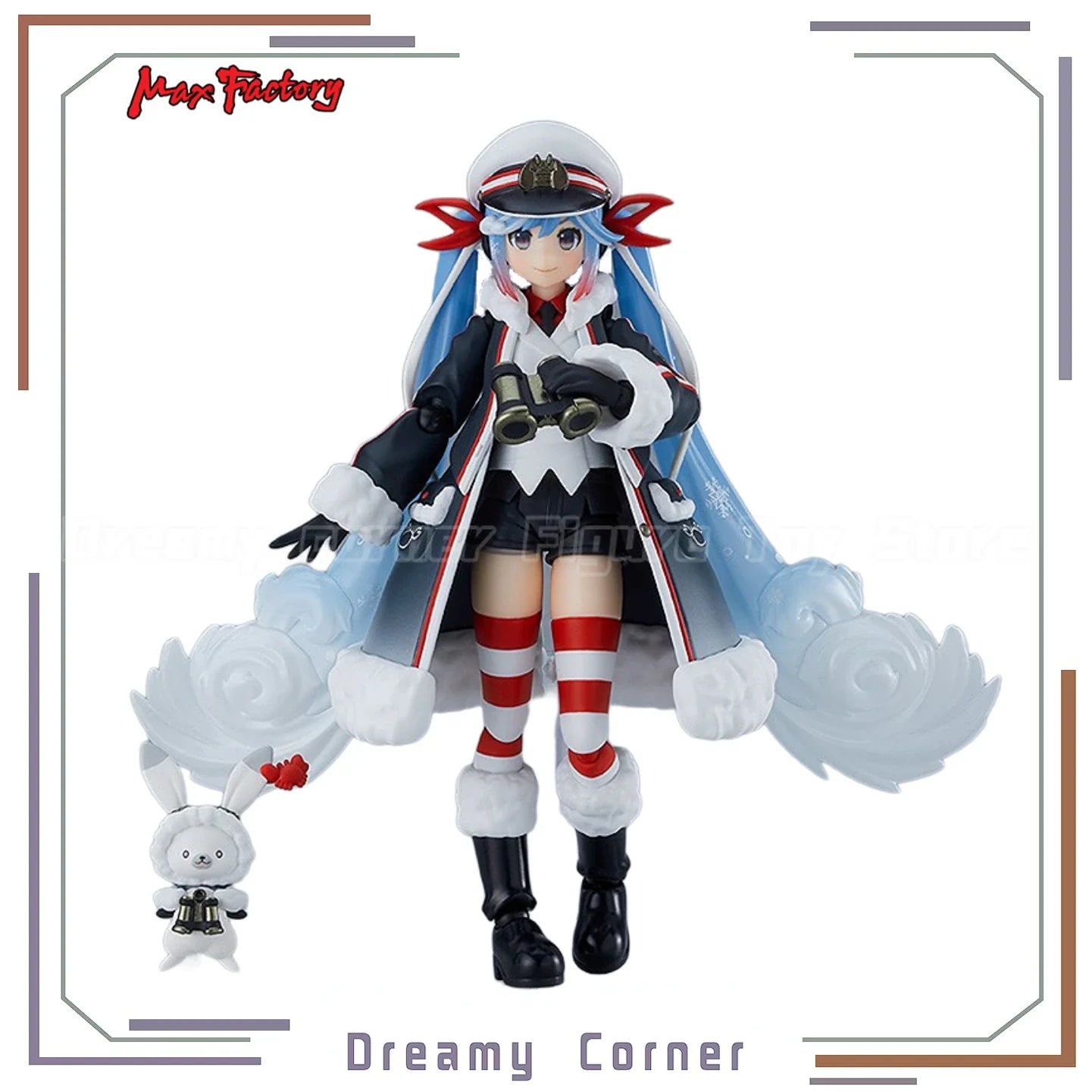 【In Stock】Original Max Factory GSC Figma EX-066 VOCALOID Hatsune Miku Snow 2022 Grand Voyage Ver Action Figure Toys Model
