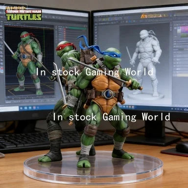 In Stock 1/12 Scale Teenage Mutant Ninja Turtles Action Figures - Raphael & Leonardo Collectible Model Toy for Fans