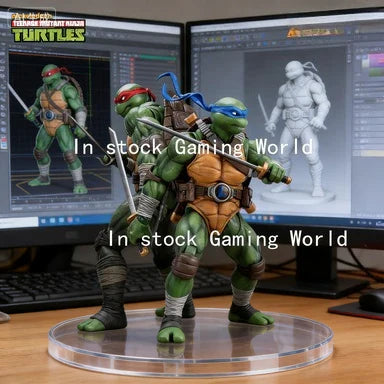 Auf Lager: Teenage Mutant Ninja Turtles Actionfiguren im Maßstab 1:12 – Sammlerstück-Modellspielzeug von Raphael & Leonardo für Fans