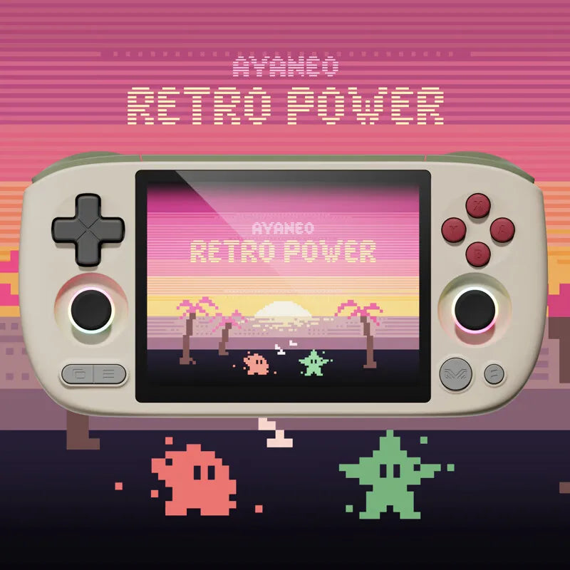 AYANEO Pocket AIR Mini Gaming Console 4.2 Inch 1280*960 LCD Screen Android Handheld Gaming Consoles MTK Helio G90T Hall Joystick