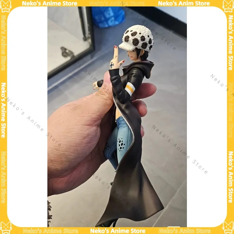 【In Stock】Original One Piece POP IRO Female Law Unofficial Gender-Swap Anime Model  Trendy Toys Desktop Doll Collectibles Gift