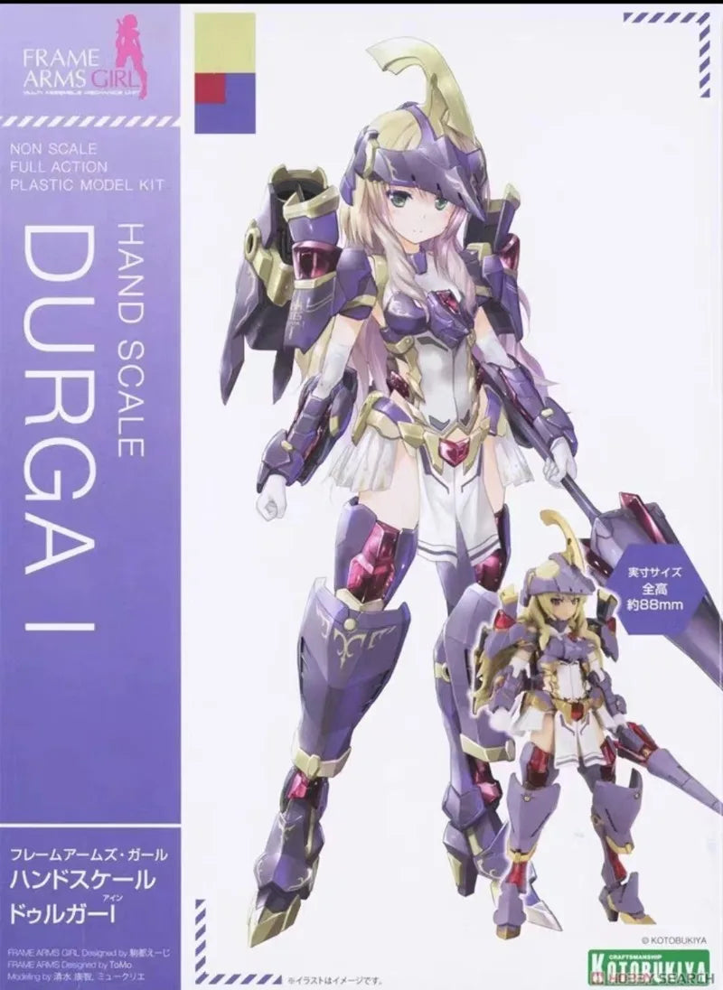 KOTOBUKIYA Original MEGAMI DEVICE Anime Figure FG152 HAND SCALE DURGA I Mobile Suit Girl Action Figure Toys for Kids Gift