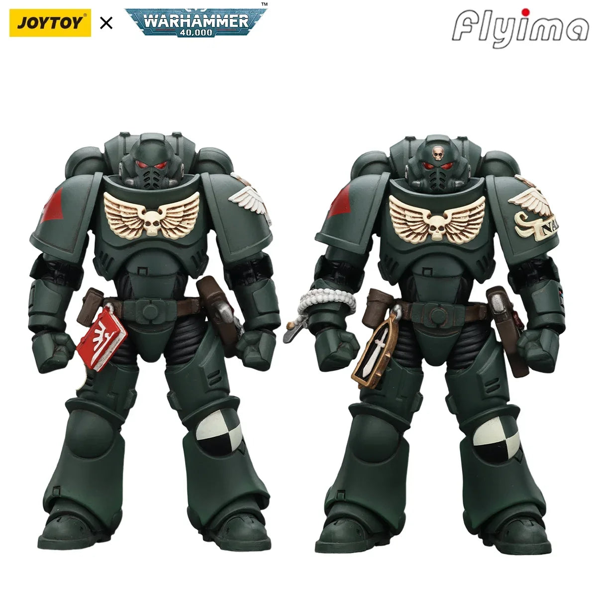 [IN STOCK]JOYTOY Warhammer 40,000 1/18 Action Dark Angels  Intercessors Brother Asharr/Brother Nadael 2PCS Model