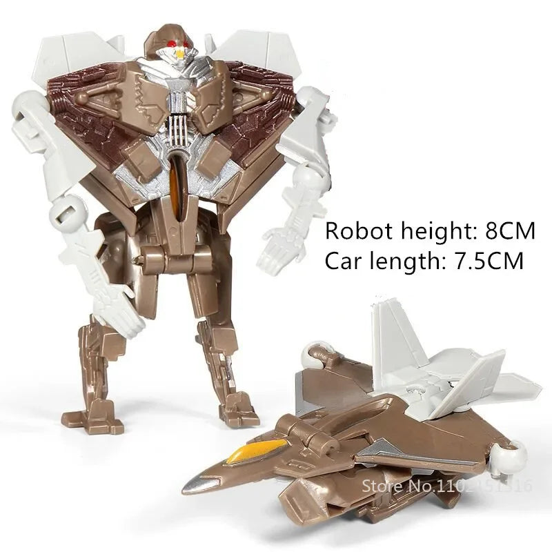 Mini Transformation Robot Kit Toys Models 2 In 1 Deformed Car Toy Robots Toys for Kids Gift  Action Figure Children Toys