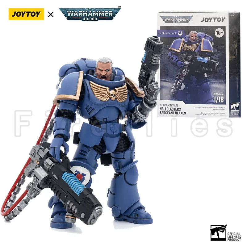 1/18 JOYTOY Action Figure (3PCS/SET) 40K Hellblasters Sergeant Ulaxes Anime Model Toy