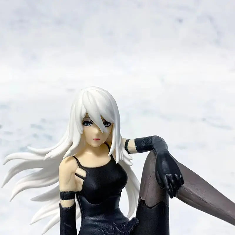 Original Sega NieR:Automata Ver1.1a Chokonose Premium Figure A2 YoRHa Type A No.2 Anime Figure Action Model Collectible Toys Gif