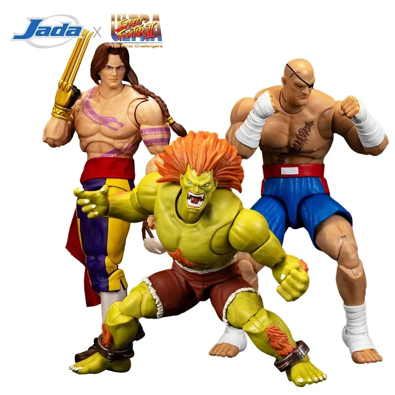JADA Toys Action Figure Street Fighter Deluxe Vega Sagat Blanka Collector Figure