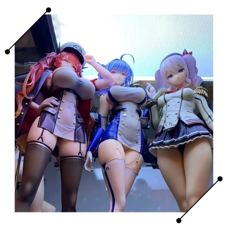 Kantai Collection Figure Kan Colle Kashima Hibiki Azur Lane Anime Girl Pvc Action Figure Toy Game Statue Collection Model Doll