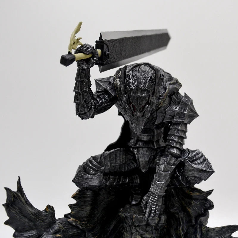 23cm Berserk Guts Anime Figure Berserker Armor L Action Figure Berserk Black Swordsman/Zodd Figurine Collectible Model Doll Toys