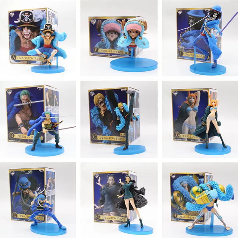 Hot 20cm One Piece Toys Rewards 20th Anniversary Nico Robin Model Ornaments Anime Statue Decoration Pvc Action Dolls Xmas Gifts
