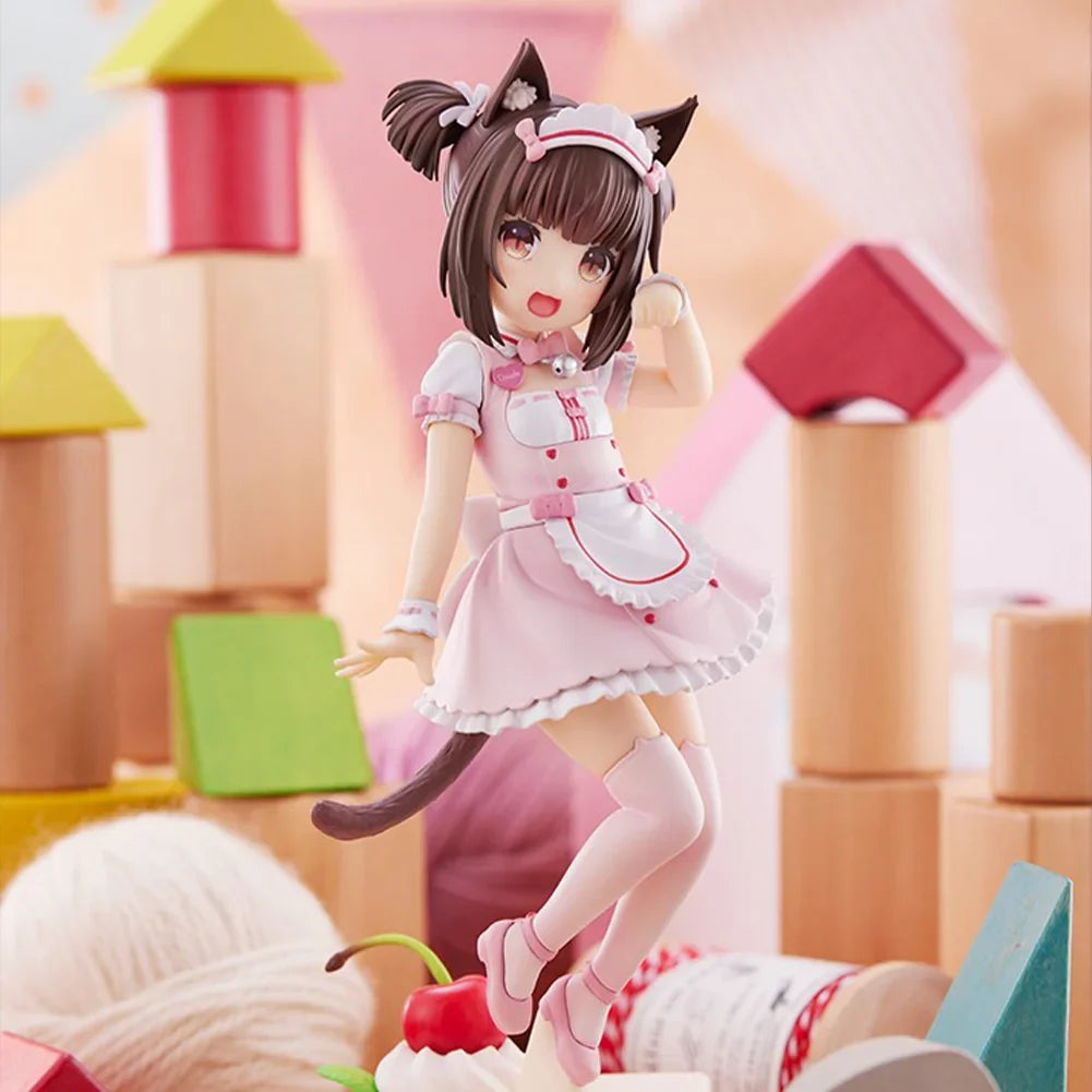 Anime Chocola Vanilla figure Chocola Vanilla action figure maid outfit Chocola Vanilla figurine Model Toy Collection Statue Gift