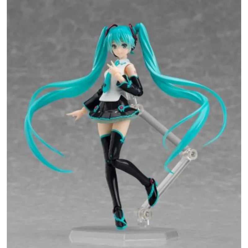 Max Factory Figma #444 Vocaloid Hatsune Miku V4 Chinese-140mm Movable Figure Umbrella&Hair Accessories All-Ages PVC/ABS Figurine