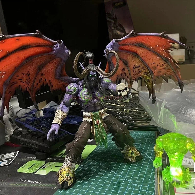 Hero Toys 1/10 Soldier Demon Hunter Illidan 24cm Full Set Action Figures Doll Toy Collect Model