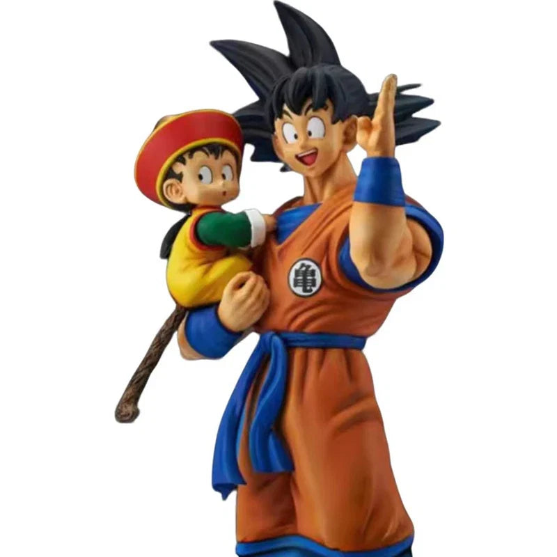 Anime Dragon Ball Son Goku and Gohan Model Hand-made Son Goku 30 cm PVC Action Figure Collection Model Toy Desktop Ornament