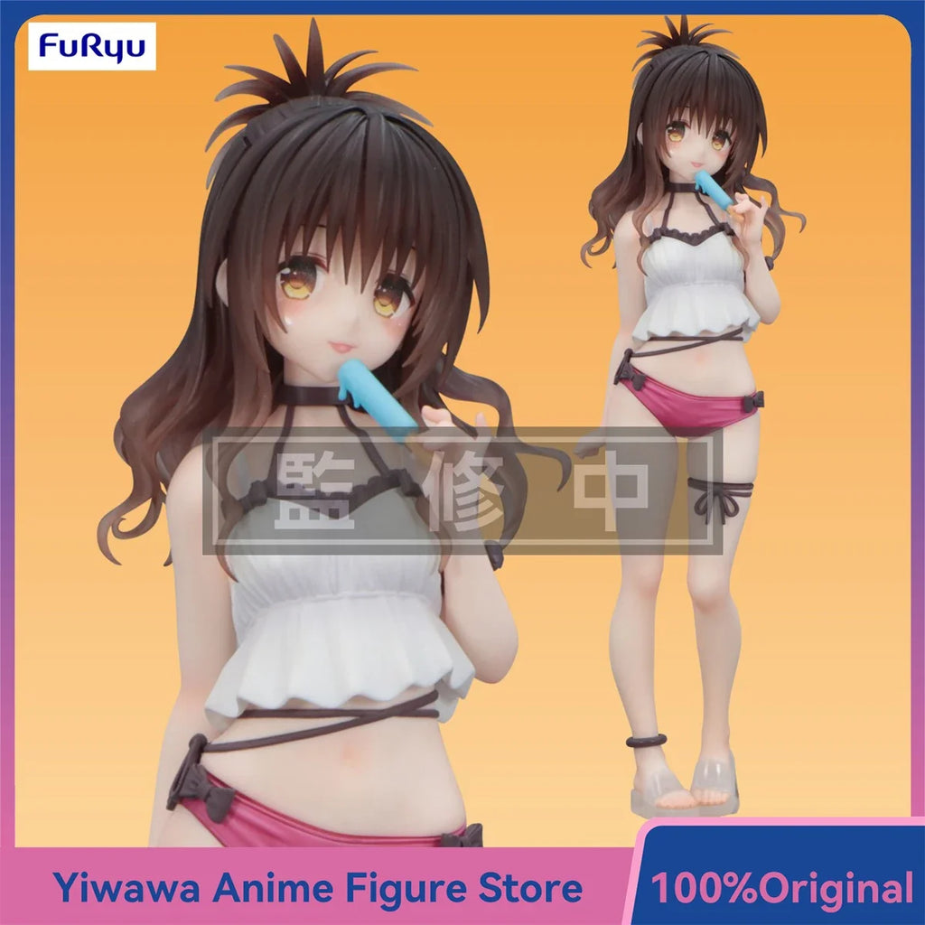 FuRyu Trio-Try-iT Figure To LOVEru Darkness Yuuki Mikan Anime Figure Original Collectible Model Toy Bishoujo Ornament